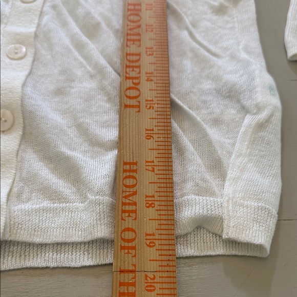 J. Crew Collared button-up sweater in linen Size XS - Picture 6 of 9